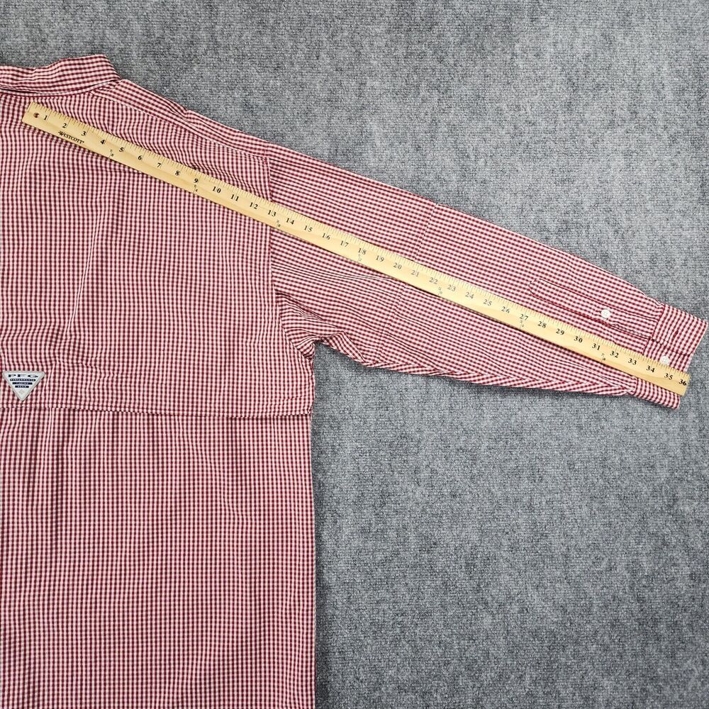 South Carolina Gamecocks Shirt Men XXL Gingham Check Columbia PFG Super Bonehead - Picture 8 of 16